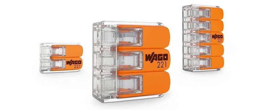 The WAGO 221 series splicing connectors