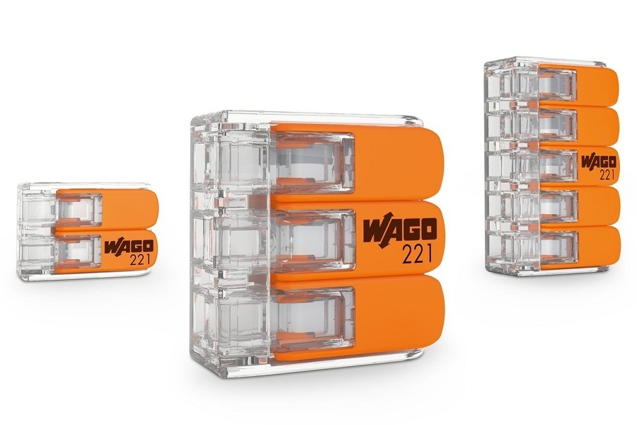 The WAGO 221 series splicing connectors