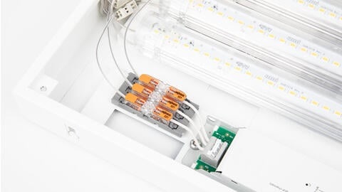 WAGO 221 Series inline splicing connectors with levers