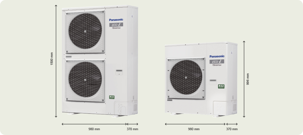 Seria de unitati exterioare Panasonic VRF Mini ECOi LZ2 (R32)
