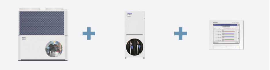 Sistem hibrid Panasonic VRF GHP/EHP (R410A)