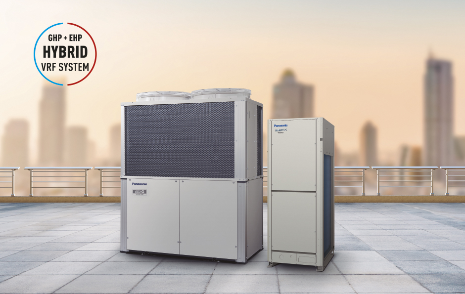 Sistem hibrid Panasonic VRF GHP/EHP (R410A)