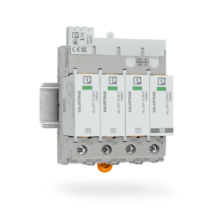 Descarcator de supratensiune Valvetrab Safe Protection Plus (VAL-SPP) - aplicatii curent alternativ