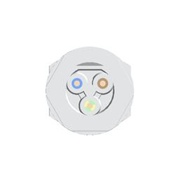 Conectori Phoenix Contact IPD WD 3P2,5 1,0 M20 GY - Vedere din spate