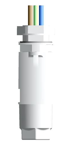 Conectori Phoenix Contact IPD WD 3P2,5 1,0 M20 GY - Vedere de sus
