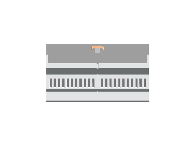 Switch fara management pentru automatizarea cladirilor Phoenix Contact FL SWITCH 1104-4POE REG - Vedere de sus