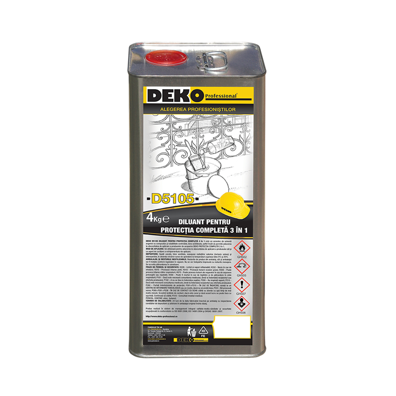 Diluant 3 in 1 Protectia Completa DEKO D5105