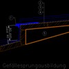 Gradient de formare a acoperisului in trepte cu Prefalz - detalii CAD
