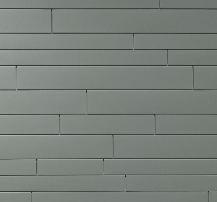 Lamele metalice pentru fatada PREFA Sidings - Gri patinat RAL 7042