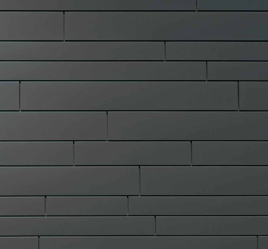 Lamele metalice pentru fatada PREFA Sidings - Gri grafit RAL 7043