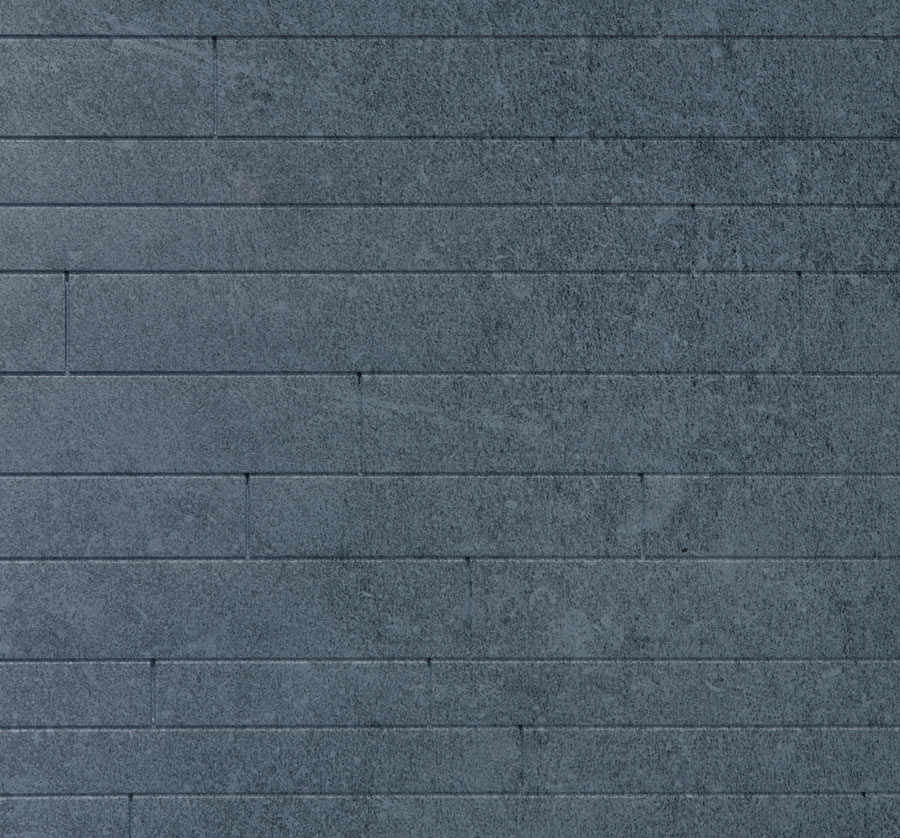 Lamele metalice pentru fatada PREFA Sidings - Gri albastru RAL 7031