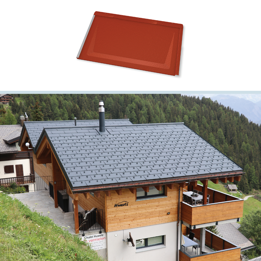 Placi metalice pentru acoperis PREFA R.16 Classic