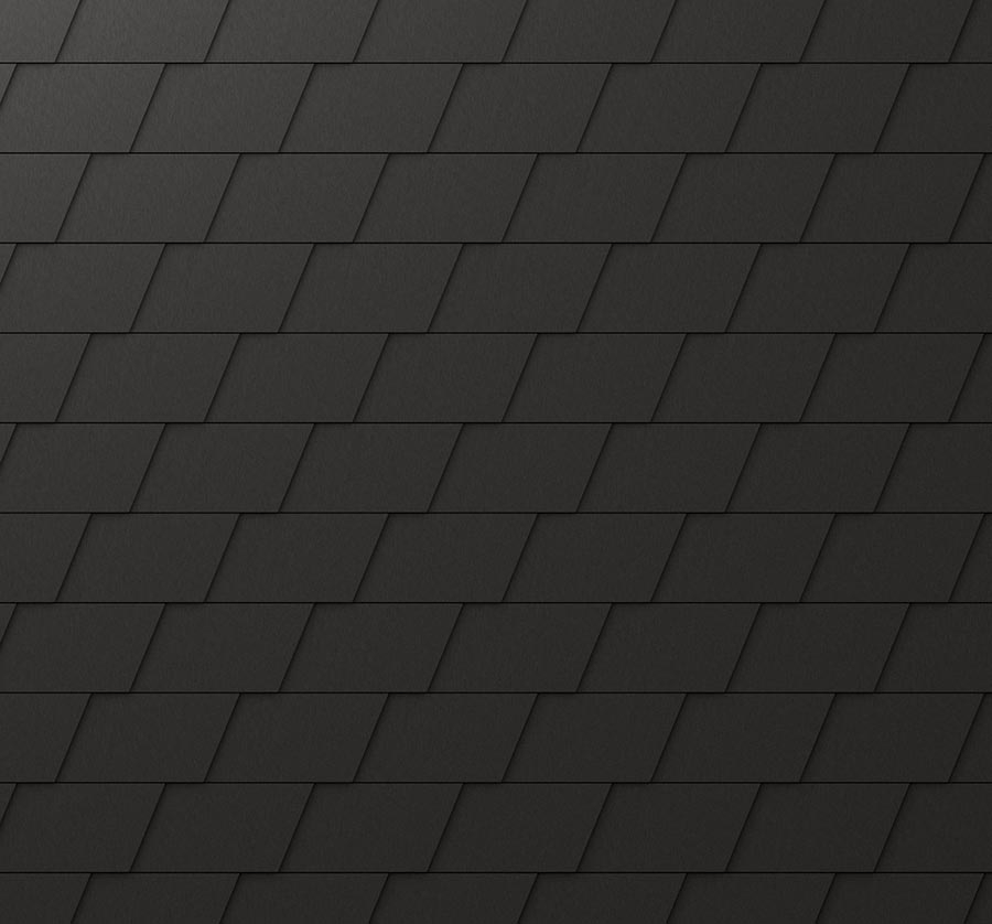 Sindrila metalica pentru acoperis PREFA - Negru RAL 9005