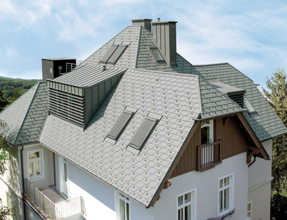 Sindrila metalica pentru acoperis PREFA - Gri deschis RAL 7005