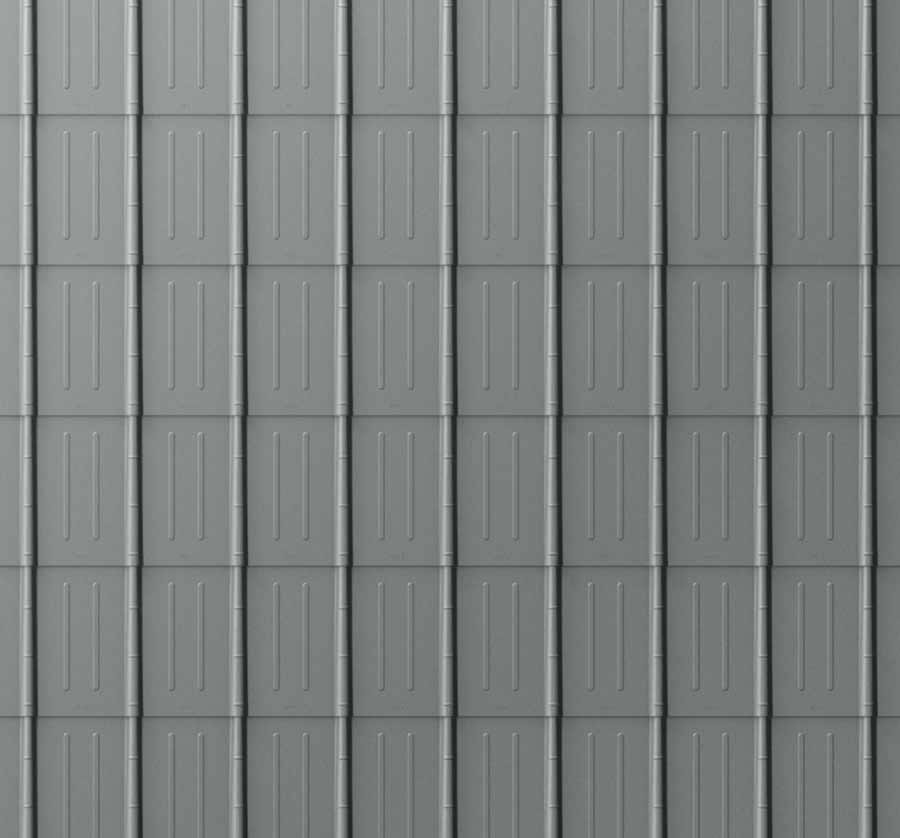Tigla metalica pentru acoperis PREFA Classic - Gri deschis RAL 7005