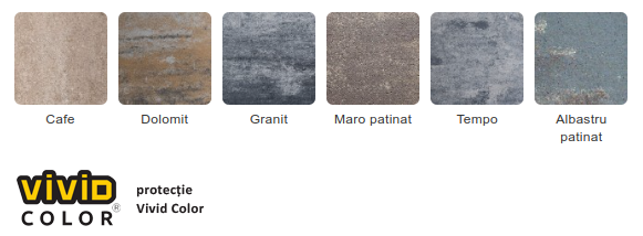 45% discount la achizitia pavelelor din beton vibropresat Elis Pavaje - Culori disponibile Anima P3