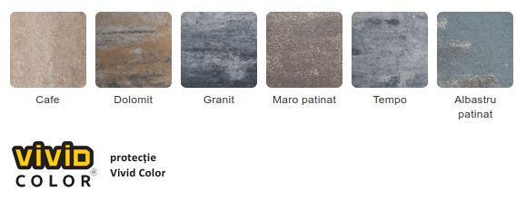45% discount la achizitia pavelelor din beton vibropresat Elis Pavaje - Culori disponibile Anima D2