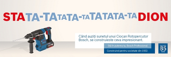 Sarbatoreste cea de-a 85-a aniversare a ciocanelor rotopercutoare Bosch cu aceste oferte fantastice