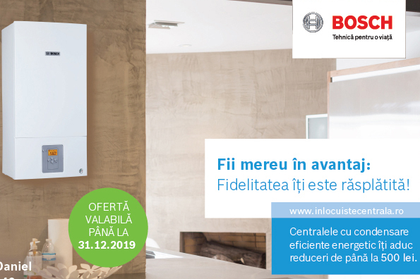 Bosch si Buderus iti rasplatesc fidelitatea!