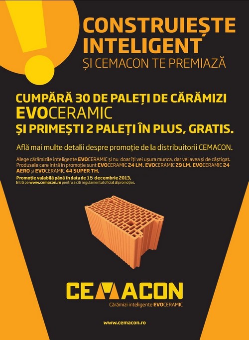 S A Prelungit Promotia Cemacon Cumpara 30 De Paleti De Caramizi