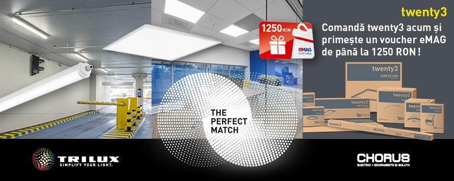 TRILUX twenty3: Este timpul pentru corpuri de iluminat cu LED-uri de calitate in activitatea de zi cu zi