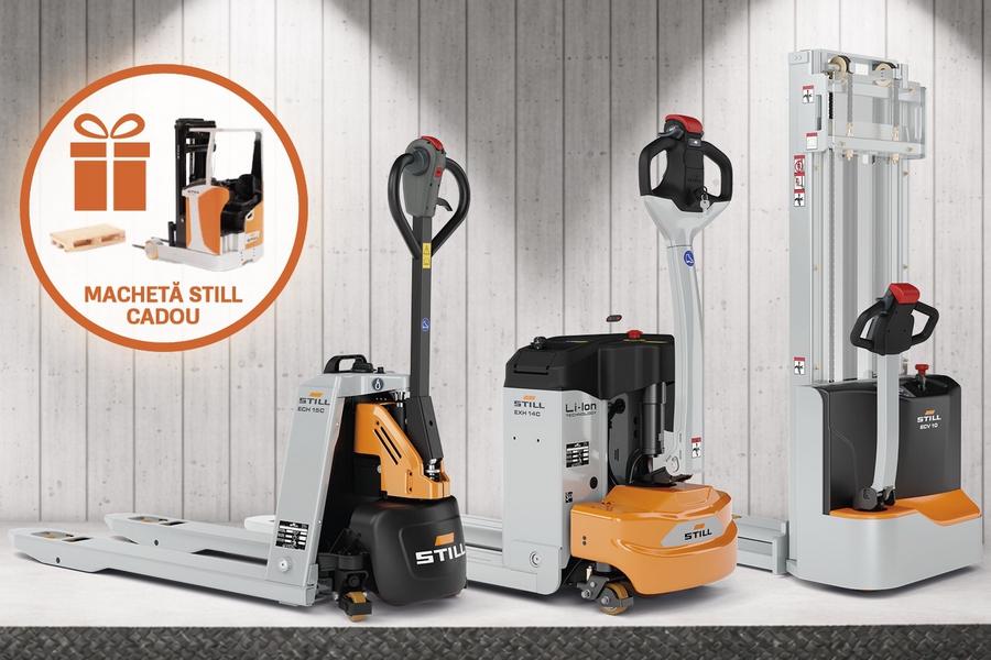 Comanzi performanta STILL 1:1 si primesti un cadou la scara 1:25