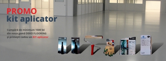 Promotiile DEKO Flooring iti aduc utilaje profesionale sau kituri aplicator