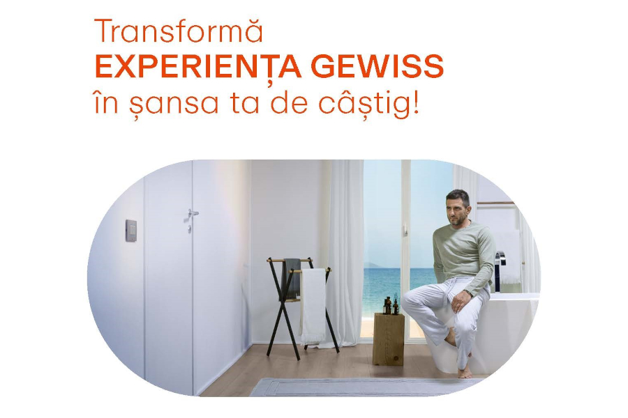 GEWISS a lansat campania “PROFITA DE EXPERIENTA GEWISS SI CASTIGA!”