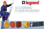 La cumpararea produselor Legrand esti premiat garantat