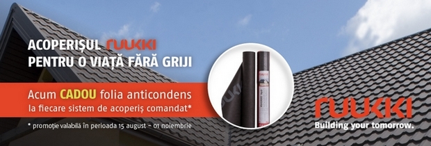 Oferte speciale la achizitonarea unei acoperis Ruukki