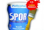 Promotii la produsele Policolor - cadou amorsa, test de culoare, trafalet, pensula sau bait