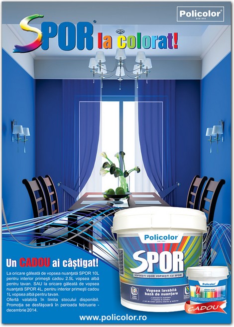 Cumpara O Cutie De Vopsea Lavabila Spor Baza De Nuantare Interior Colorata De 4l Sau 10l