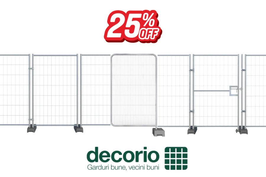 Promotie speciala: Porti de acces pentru santier – Decorio