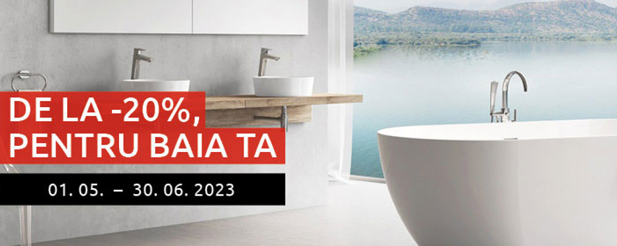 Produse RAVAK cu un discount special de 20%