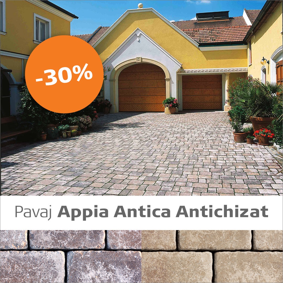 Pavaj Appia Antica Antichizat