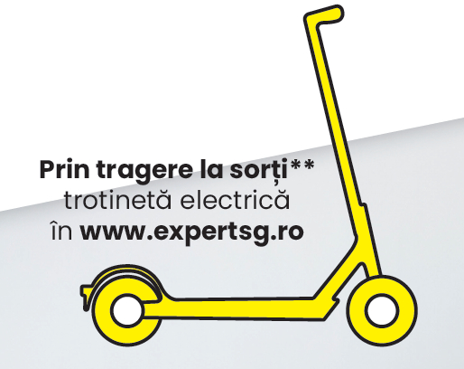Etapa cu etapa, Weber si ISOVER premiaza echipa toata! - Premiu: trotineta electrica