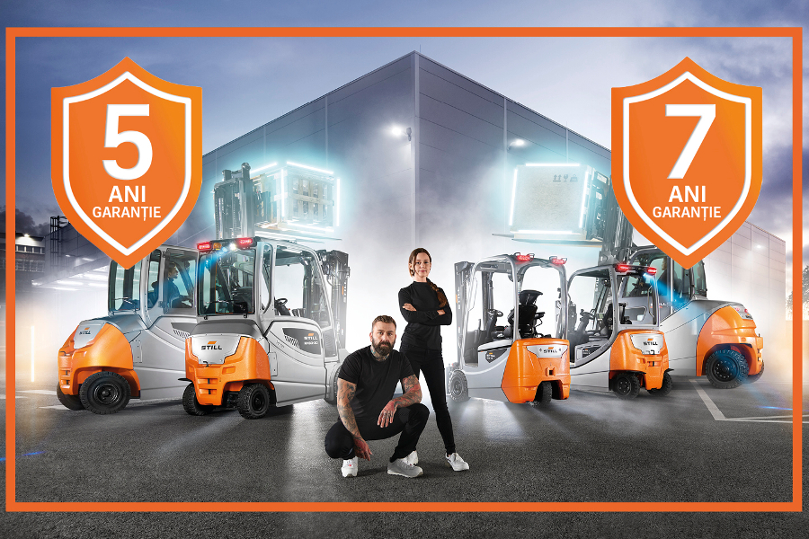 STILL Romania extinde garantia pentru stivuitoarele electrice din gama premium x-line