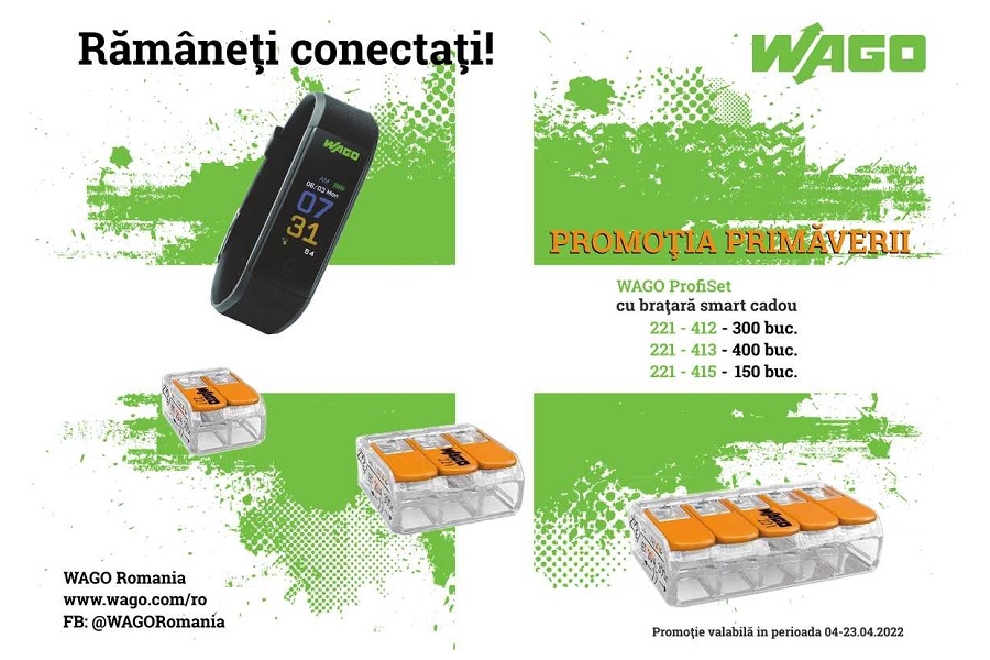 Ramaneti conectati! - Promotia primaverii de WAGO