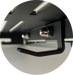 Etajere RAVAK Slim S si de colt RAVAK Slim C - Carlig