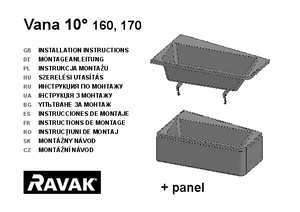 Cada RAVAK concept 10° - instructiuni de montaj