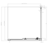 Cabina de dus rectangulara RAVAK 10° 10DP2, 10DP4 +10PS - detalii CAD