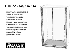 Usa de dus RAVAK 10° 10DP2 - instructiuni de montaj