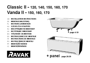 Cada RAVAK Classic II - instructiuni de montaj