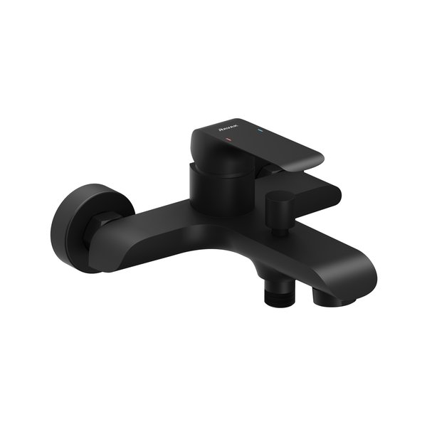 Baterie de perete RAVAK Flat black pentru cazi