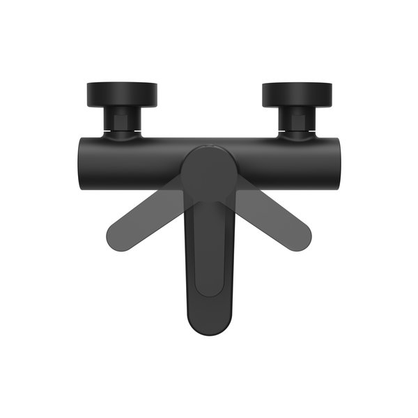 Baterie de perete pentru cazi RAVAK Puri black