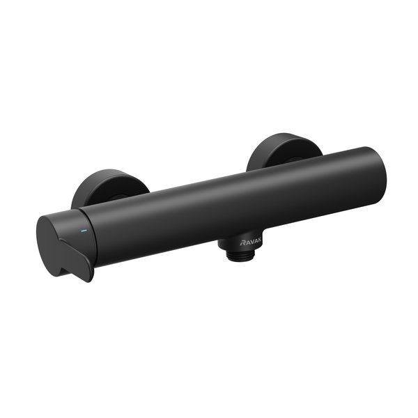Baterie de perete, pentru dus RAVAK Puri black