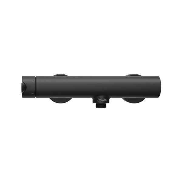 Baterie de perete, pentru dus RAVAK Puri black
