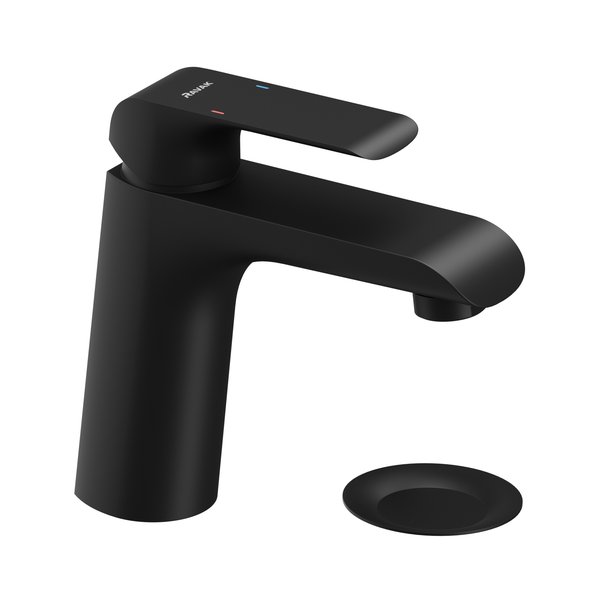 Baterii pentru chiuvete RAVAK Flat black, cu set de scurgere Click-Clack