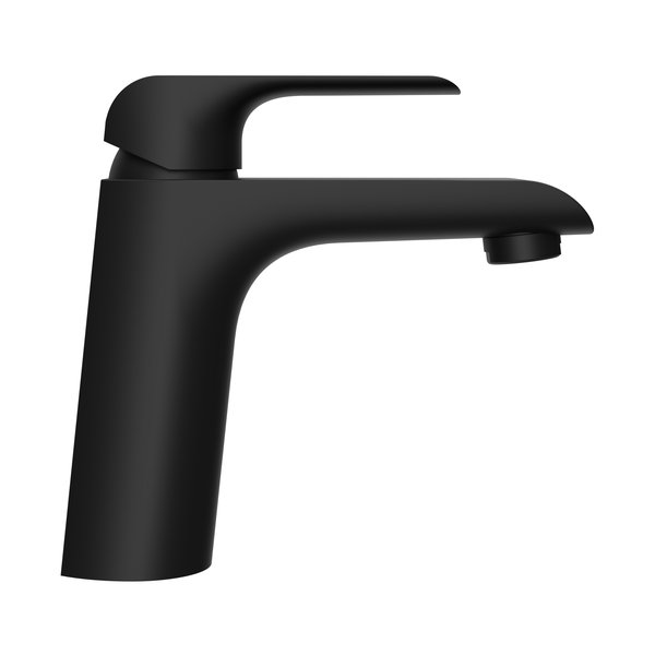 Baterii pentru chiuvete RAVAK Flat black, cu set de scurgere Click-Clack