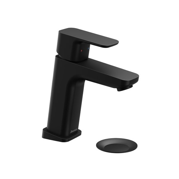 Baterii stative de chiuveta 10° Free black - 170 mm, cu ventil
